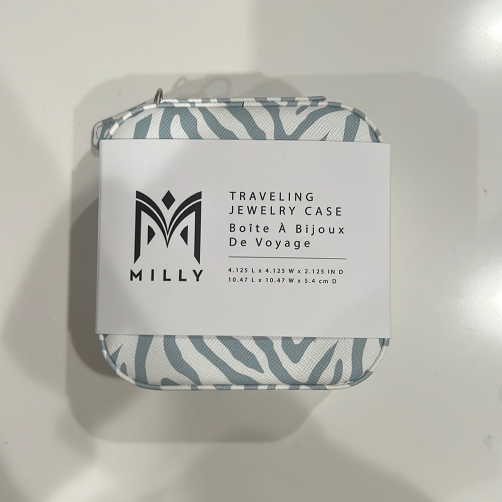 Brand new- never been used Milly Traveling Jewelry Case